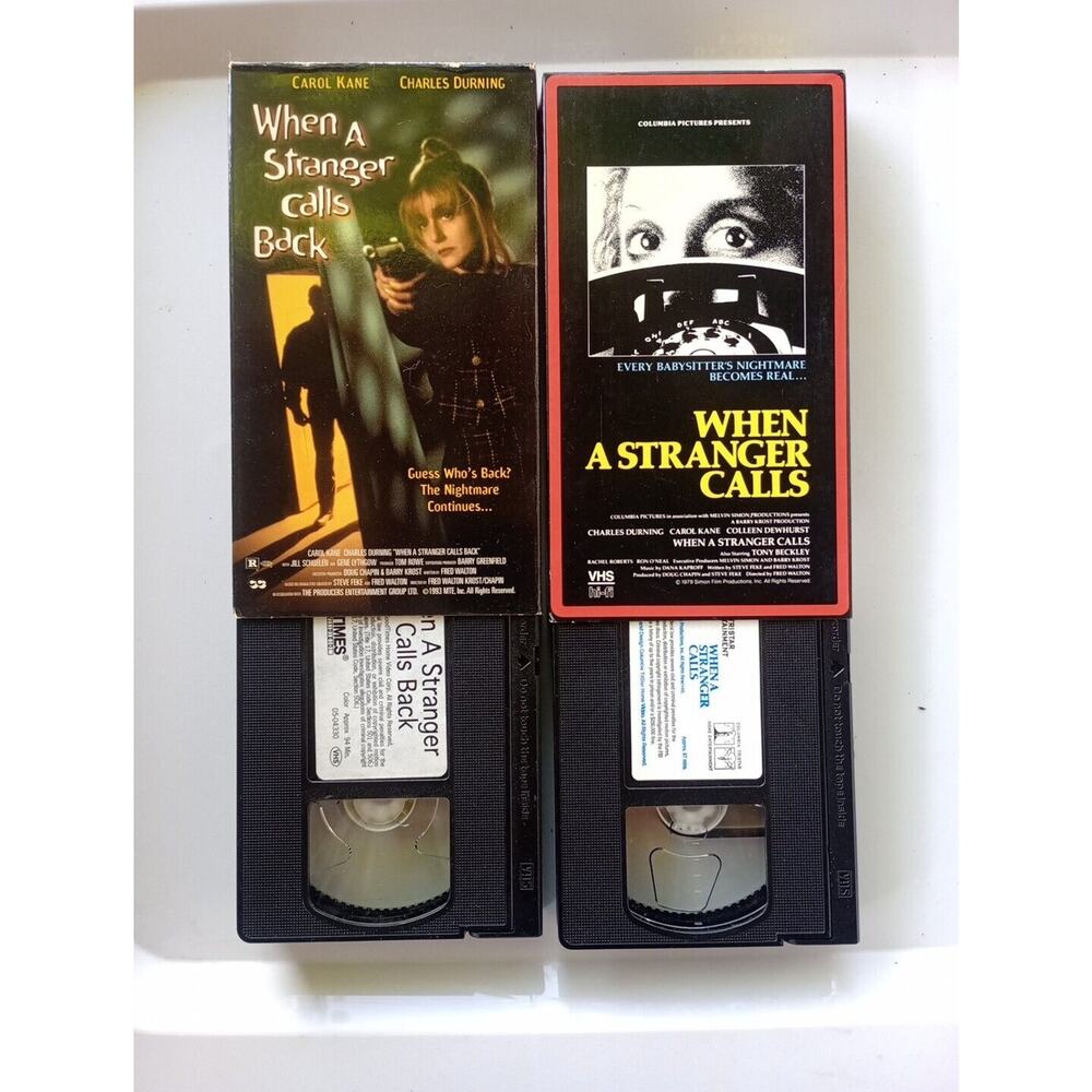 When a Stranger Calls & When A Stranger Calls Back (VHS)
